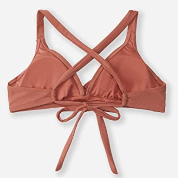 CUPSHE  Hanna Tropical Crisscross Tie Back Bikini NEW WITH TAGS! - Picture 5 of 14